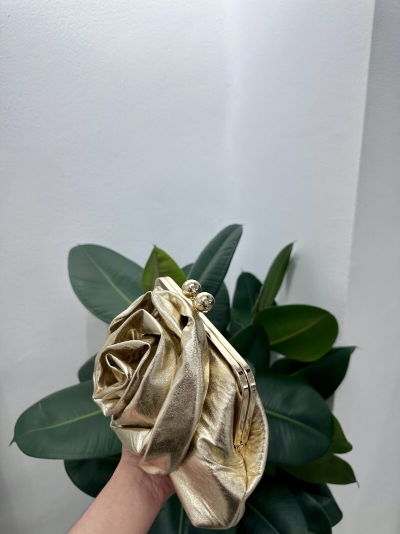 BOLSO FLOR DORADO - Imagen 2