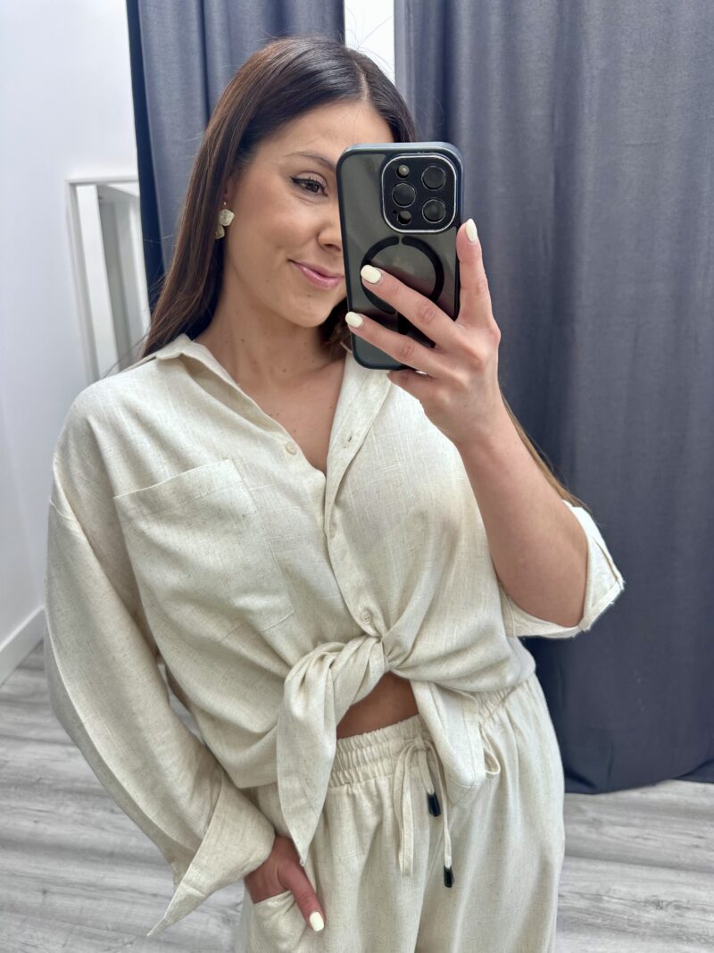 CONJUNTO LINO CAMISA/PANTALÓN - Imagen 4
