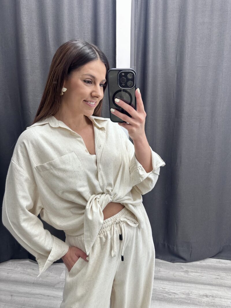 CONJUNTO LINO CAMISA/PANTALÓN - Imagen 5