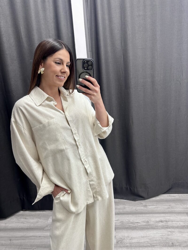 CONJUNTO LINO CAMISA/PANTALÓN - Imagen 3