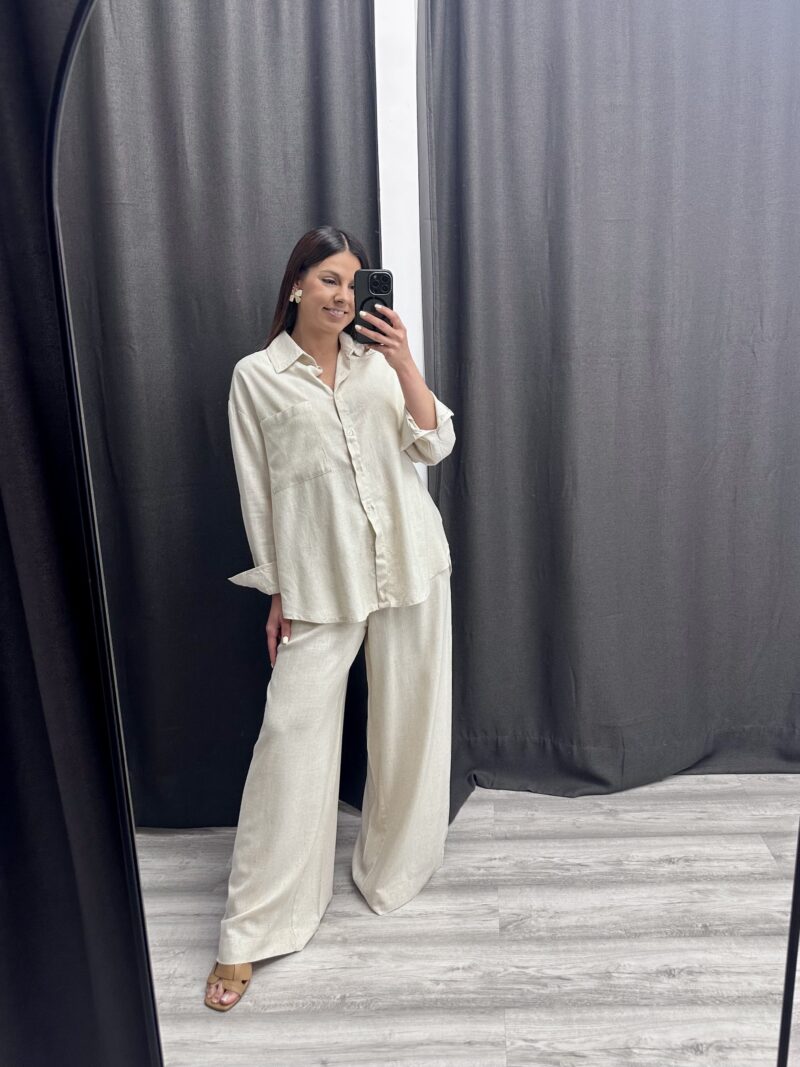 CONJUNTO LINO CAMISA/PANTALÓN