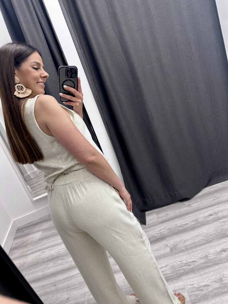 CONJUNTO LINO CHALECO/PANTALÓN - Imagen 2