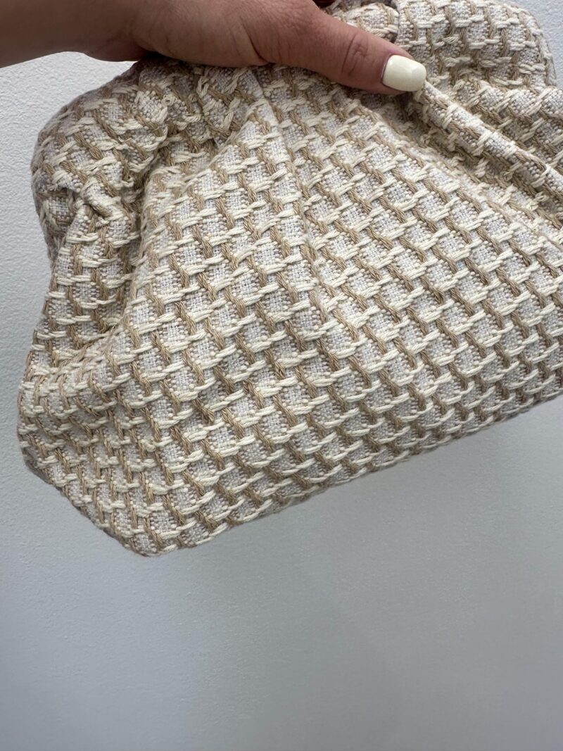 BOLSO CROCHE BEIGE/CRUDO - Imagen 3
