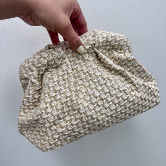 BOLSO CROCHE BEIGE/CRUDO