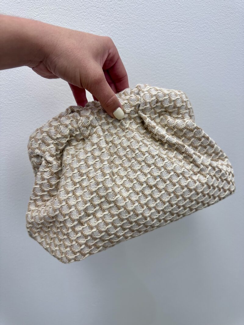 BOLSO CROCHE BEIGE/CRUDO