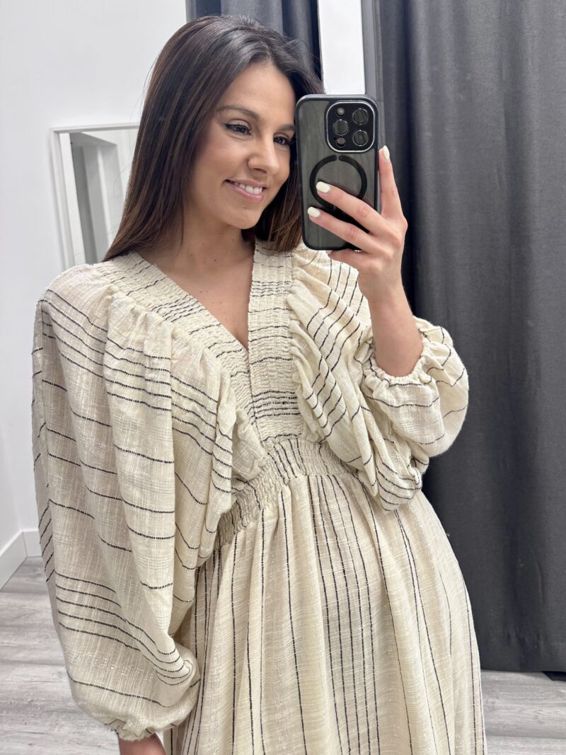 VESTIDO LINO BOHO - Imagen 3