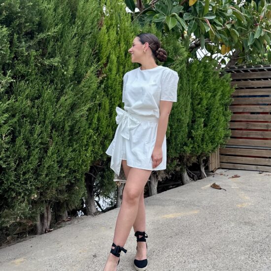 VESTIDO BLANCO LAZADA